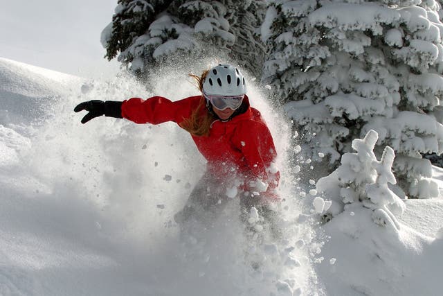 Our own private Idaho: a boarder at Grand Targhee