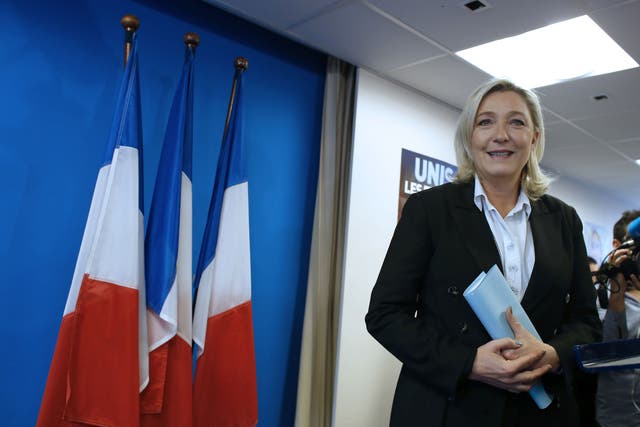 Marine Le Pen believes her party and Ukip share a common set of values