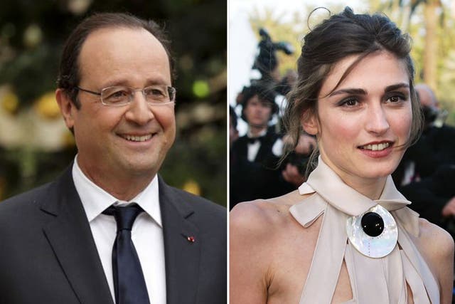 French President Francois Hollande and Julie Gayet 