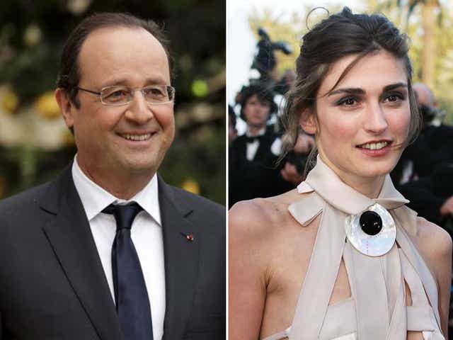 French President Francois Hollande and Julie Gayet 