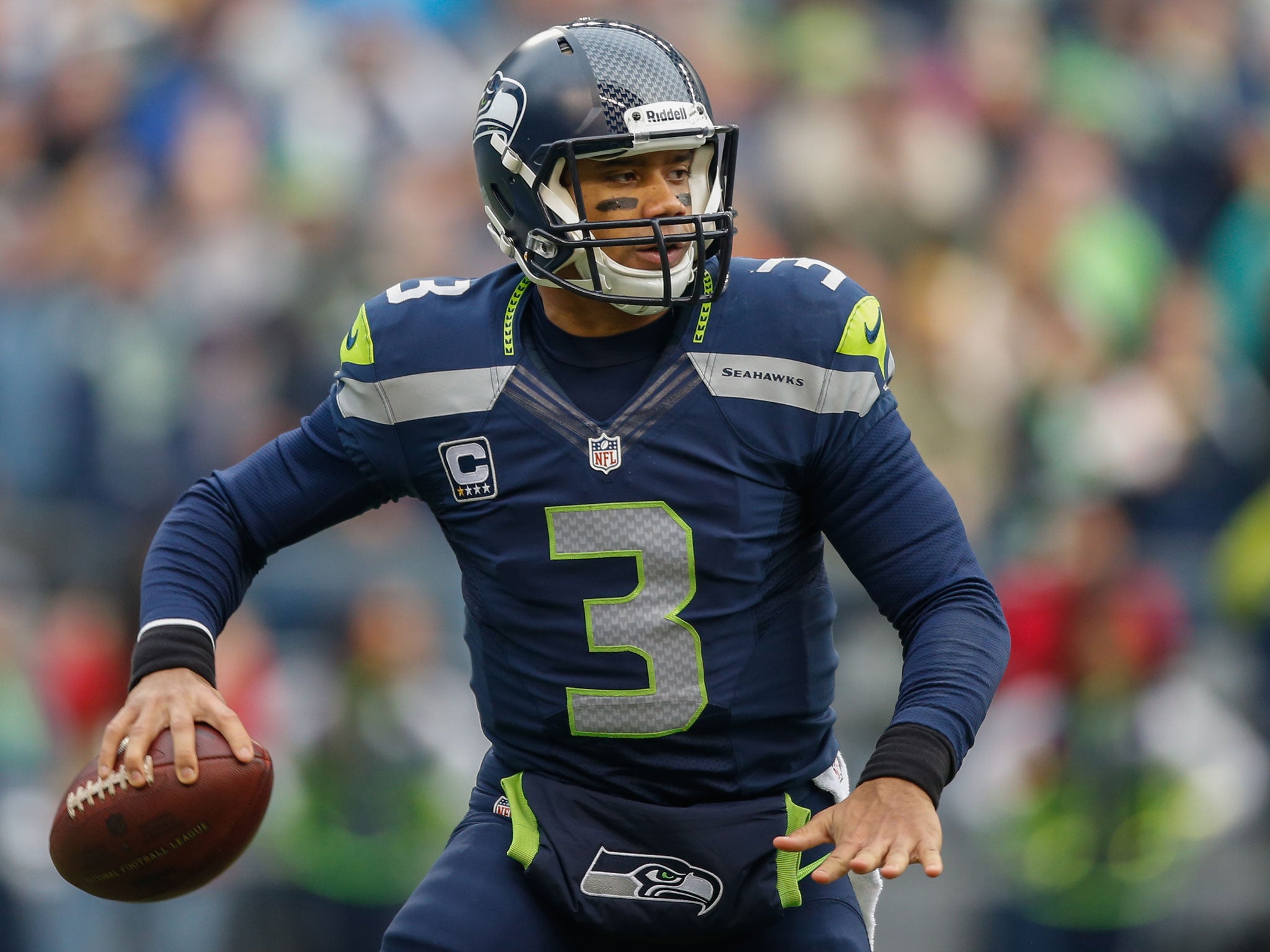 Russell Wilson will be hoping to guide the Seattle Seahawks to victory over the New Orleans Saints