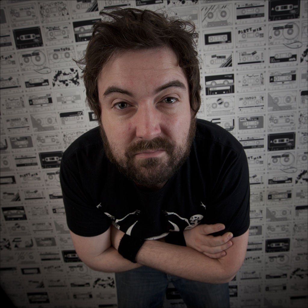Nick Helm in aggro comedian mode