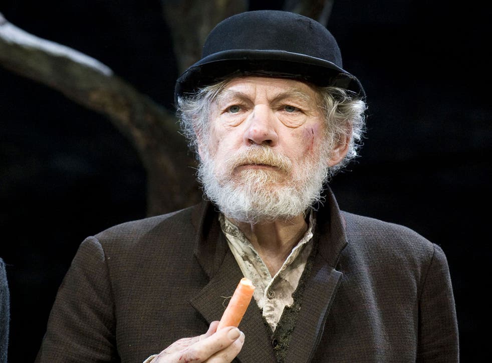 Sir Ian McKellen has called for a living wage for actors