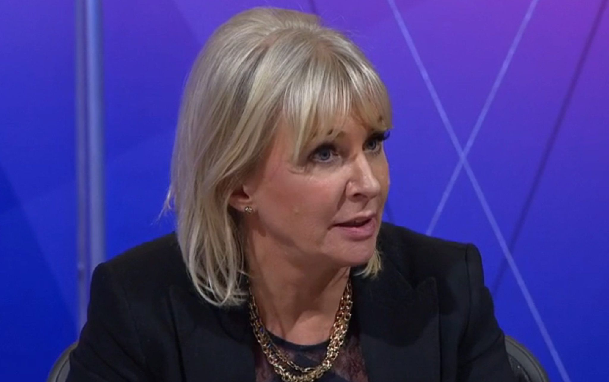 Nadine Dorries takes a stand on Yugoslavia during BBC Question Time