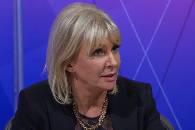 Nadine Dorries takes a stand on Yugoslavia during BBC Question Time