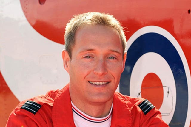 Flight Lieutenant Sean Cunningham was fatally injured after being ejected from his Hawk T1 aircraft 