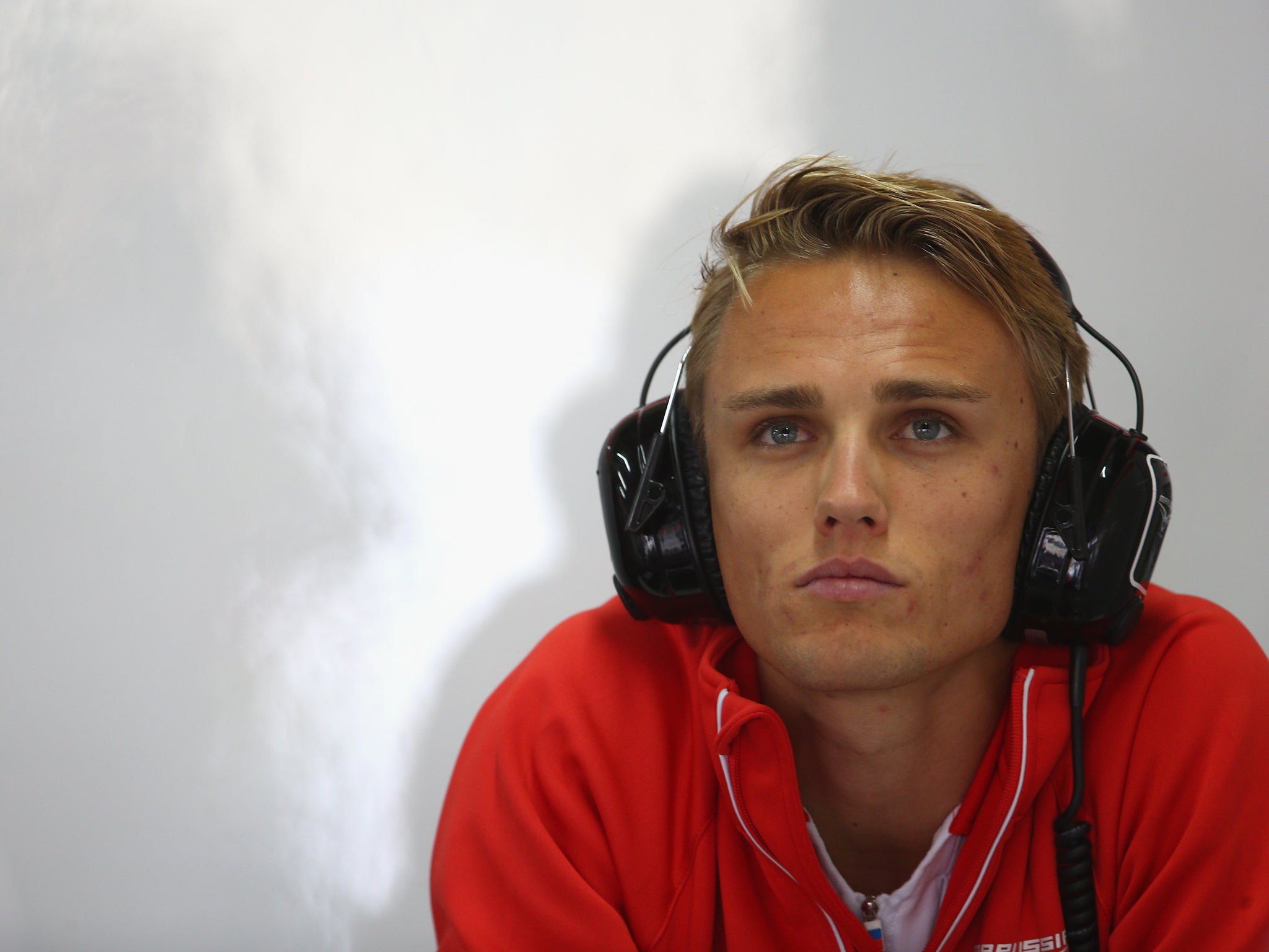 Max Chilton will remain with Marussia for the 2014 Formula One season