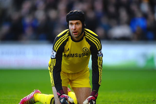 Petr Cech surpassed Peter Bonetti's Chelsea record for the most clean sheets with his 209th for the club