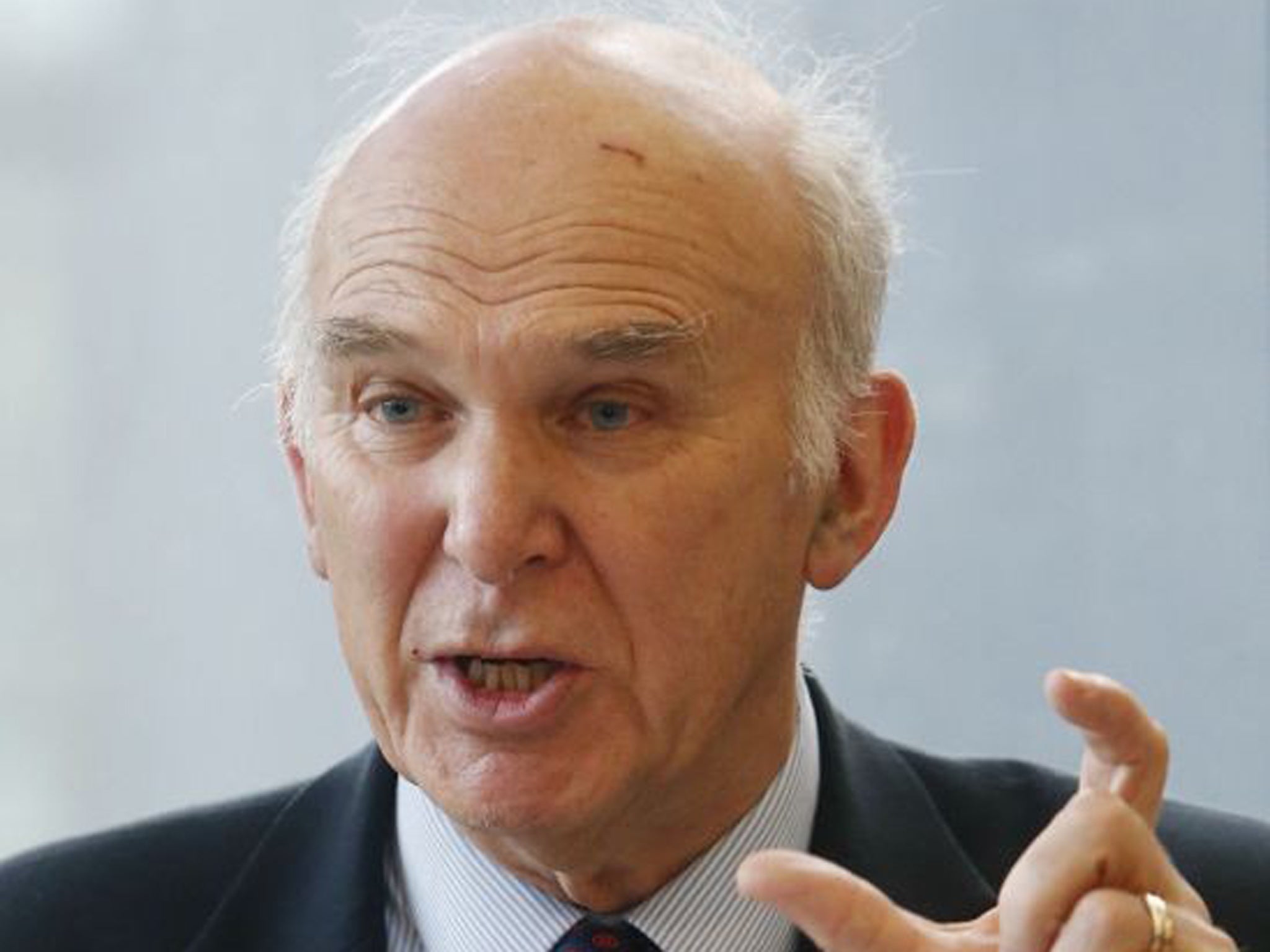 Vince Cable has called for 'restraint' for university vice-chancellors' and senior management's soaring pay packets