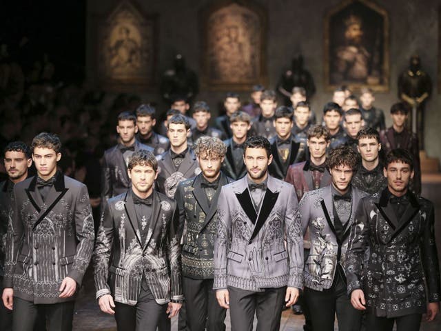 The Dolce and Gabbana medieval-themed show 