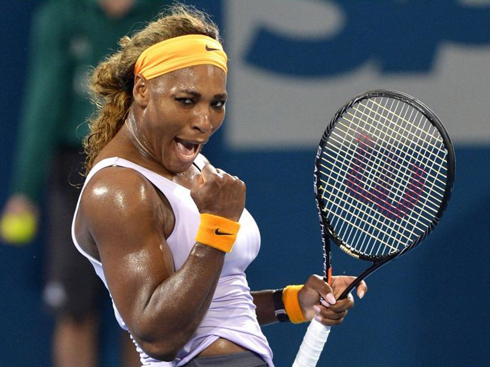 Power play: Serena Williams, with 17 Grand Slam titles to date, has every chance of overhauling Margaret Court (24) and Steffi Graf (22) before she is finished