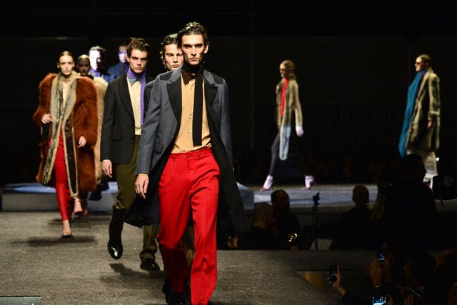 Prada’s autumn/winter show in Milan hinted at decadence