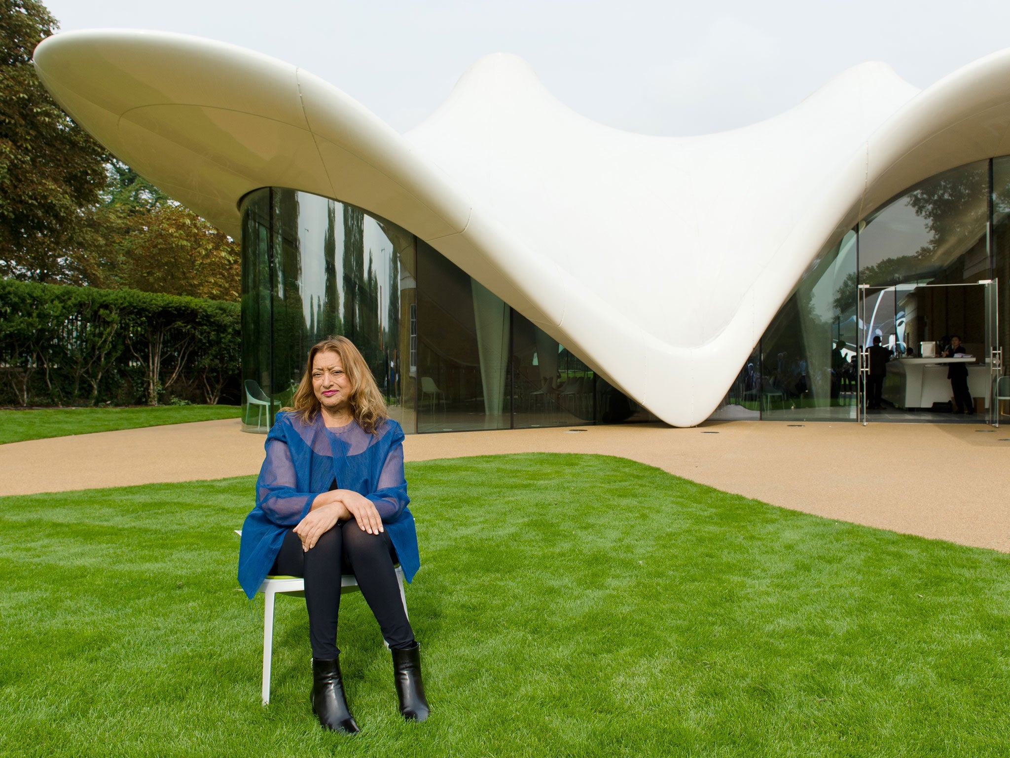 Iraqi-British architect Zaha Hadid is one of the few women who has made it to the top