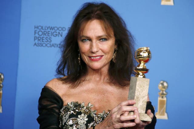 Jacqueline Bisset won her gong for best supporting actress in a series, mini-series or movie in the BBC's Dancing On The Edge