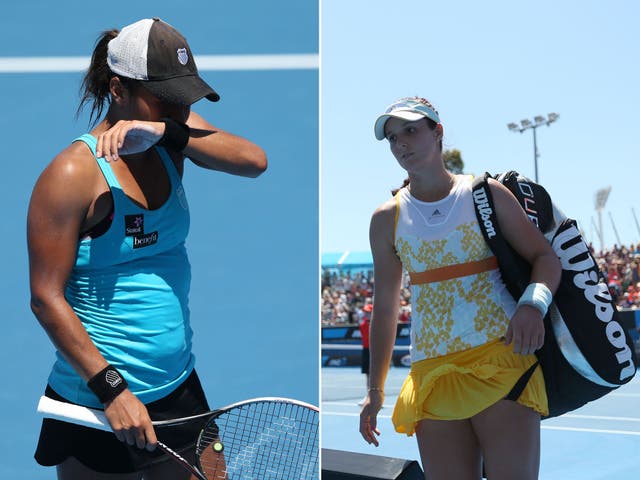 Both Heather Watson and Laura Robson were knocked out of the Australian Open on the opening day's play