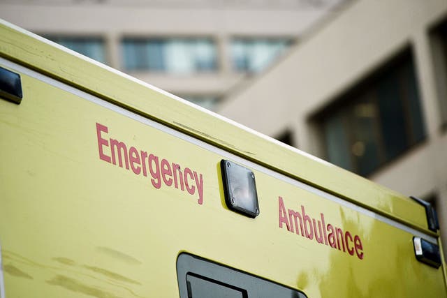 An emergency ambulance similar to the one a seven-year-old called out for is grandad 