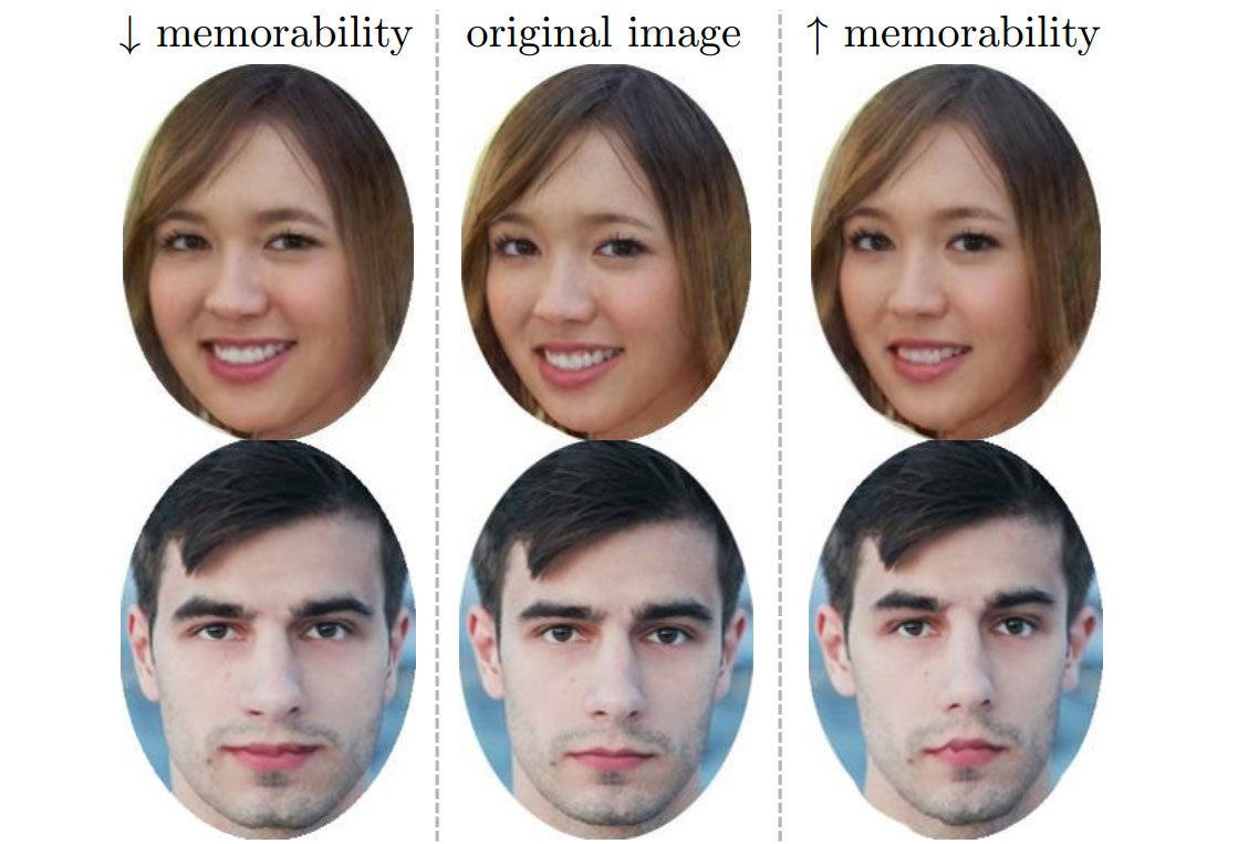 The software developed by MIT researchers exaggerates already distinctive facial features