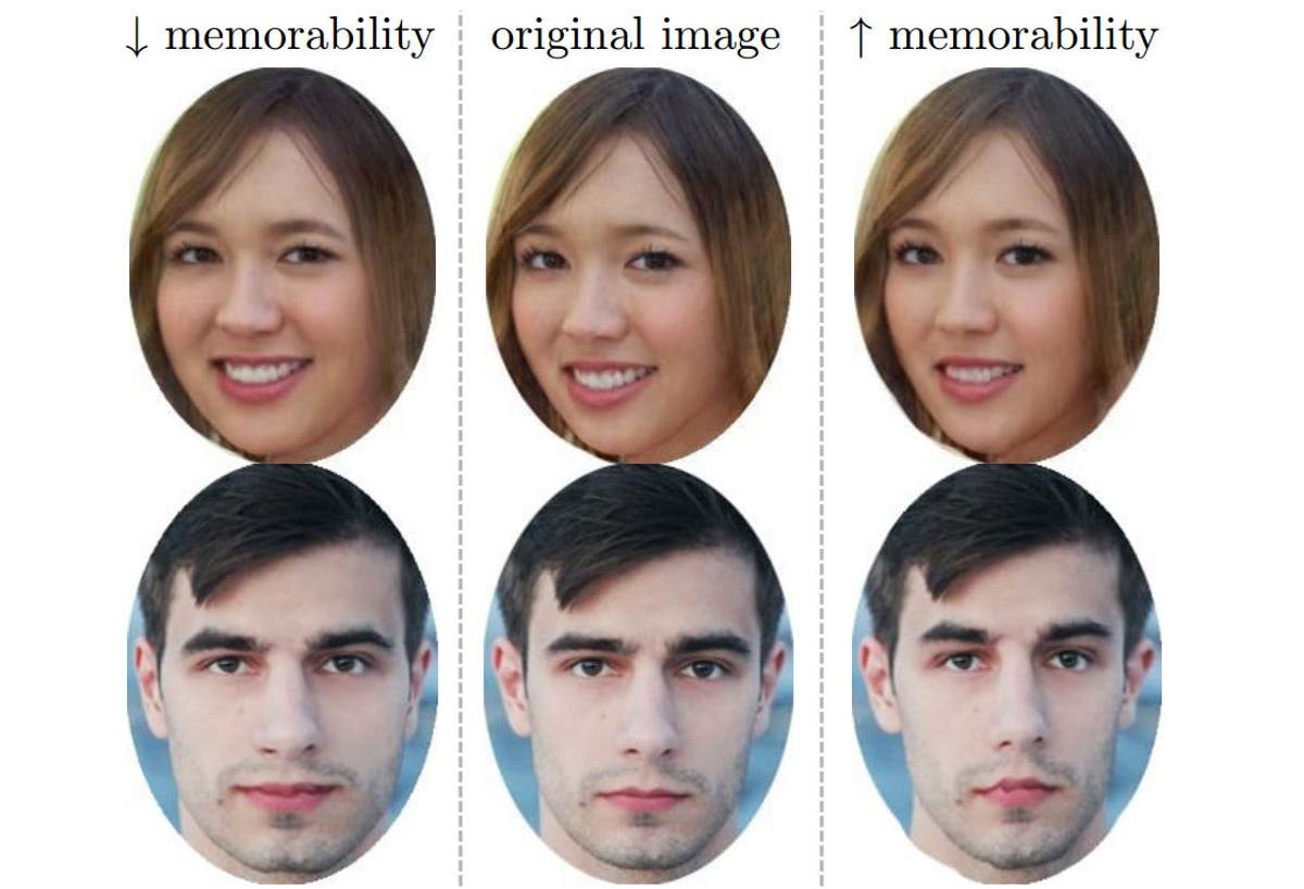New Software Makes Your Pictures More Memorable Without Changing Your Face  | The Independent | The Independent