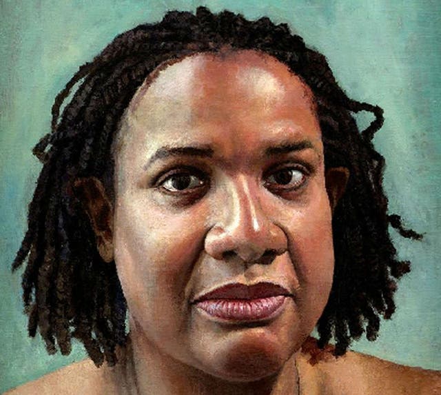 A 2004 painting of MP Diane Abbott which cost £11,750, by Stuart Pearson Wright