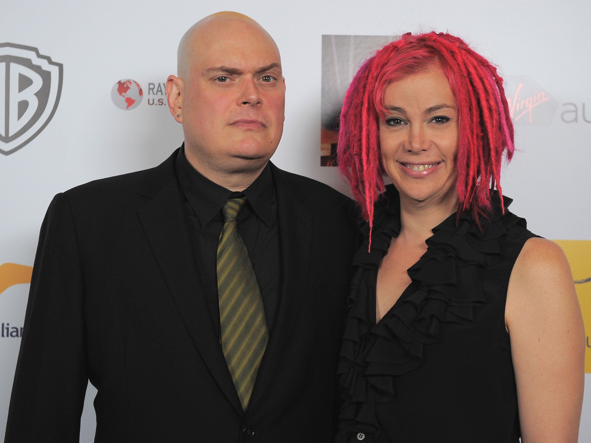 Directors Andy Wachowski (L) and Lana Wachowski