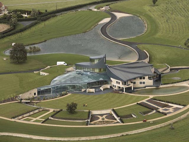 The house was designed by David Austin for Sir David McMurtry