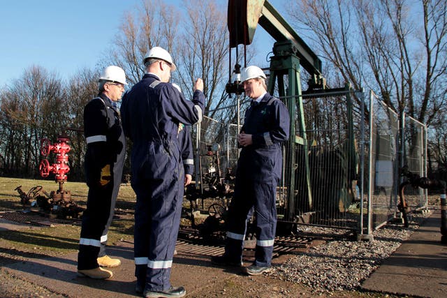 David Cameron visits the Total Oil Depot shale drilling site in Gainsborough, Lincolnshire. MPs have accused the government of seeking to bribe local councils to grant planning permission for controversial fracking projects 