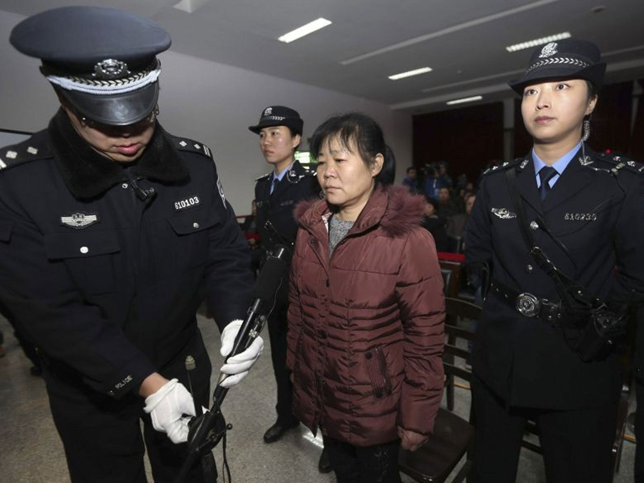 Zhang Shuxia, an obstetrician found guilty of selling babies for human trafficking
