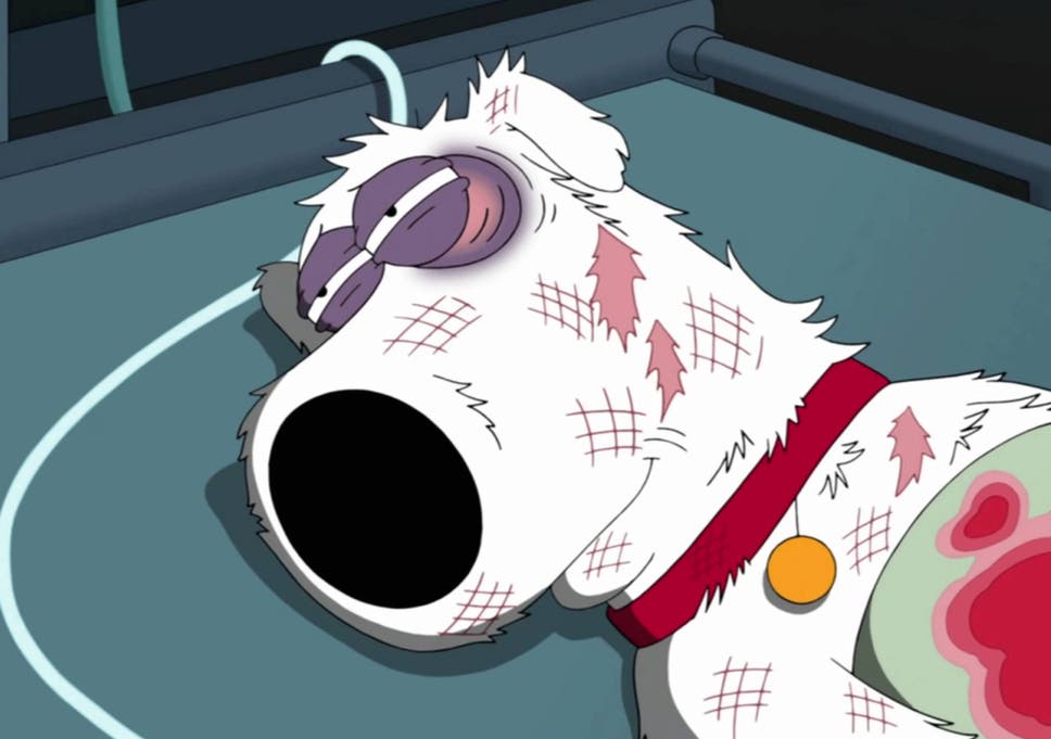 Brian Griffin was killed in a car accident on Family Guy