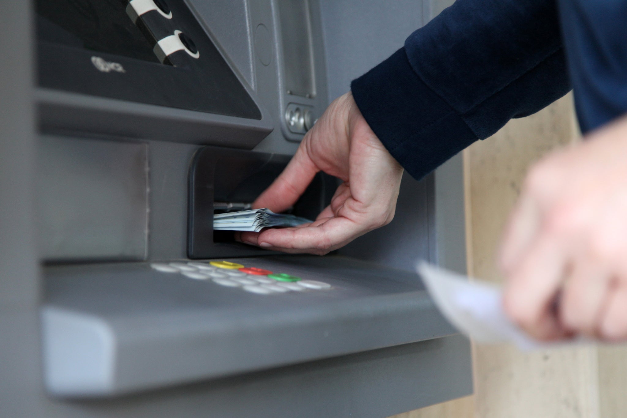 The cashpoint was eventually shut down after staff were notified of the fault