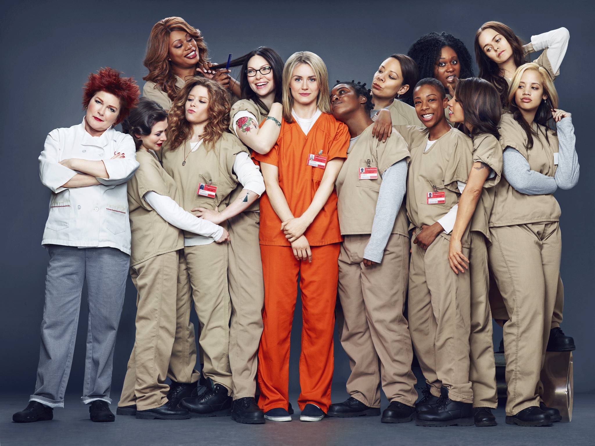 Despite the name, inmates generally wear beige in Orange is the New Black