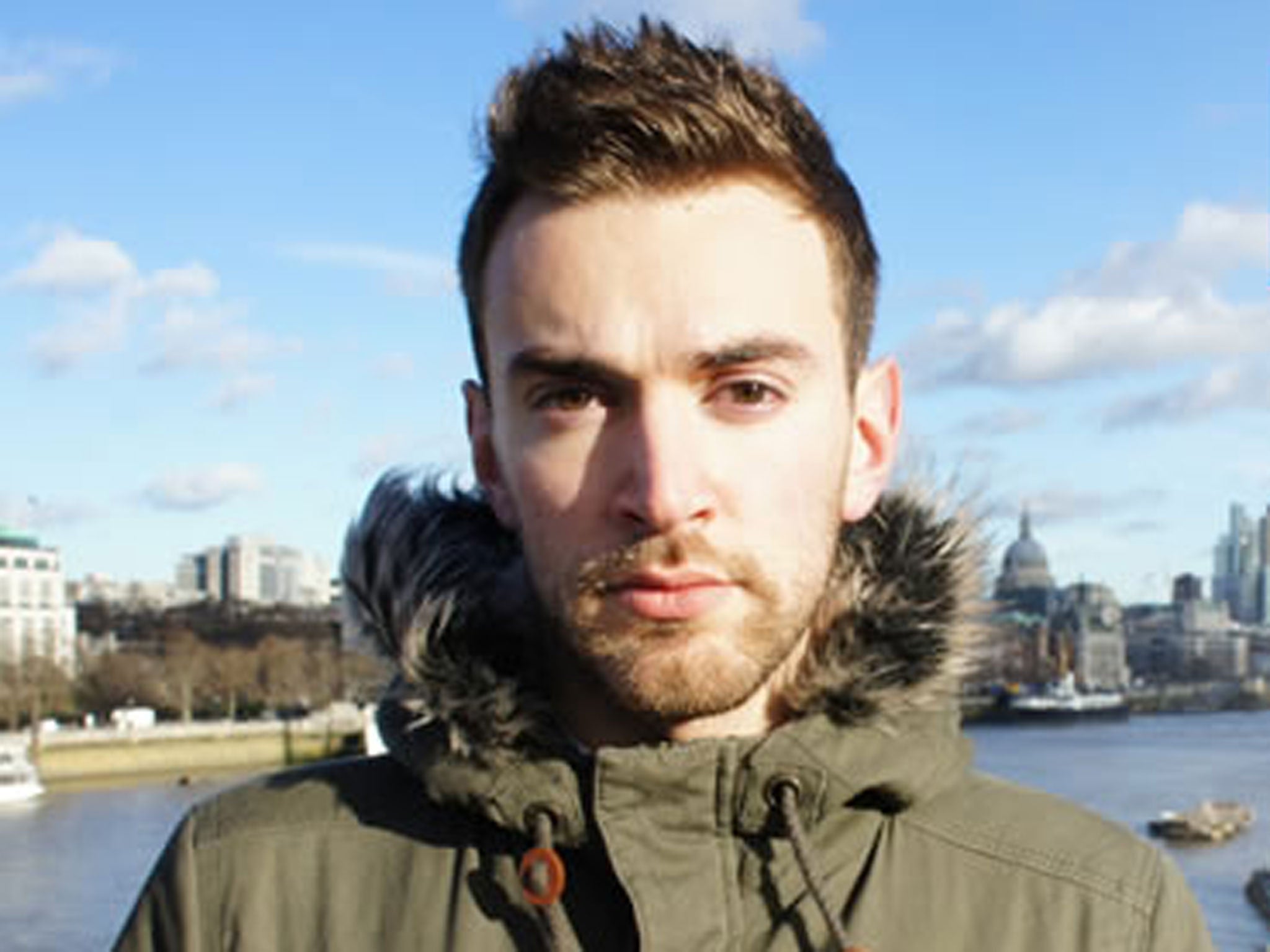 Jonny Benjamin, who launched the 'Finding Mike' campaign to track down the man who saved his life