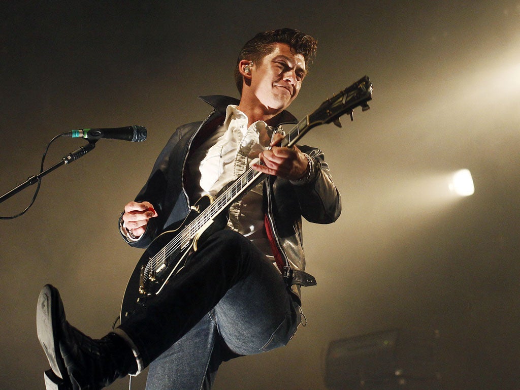 Alex Turner's Arctic Monkeys. The band have been confirmed to headline Reading and Leeds festival 2014