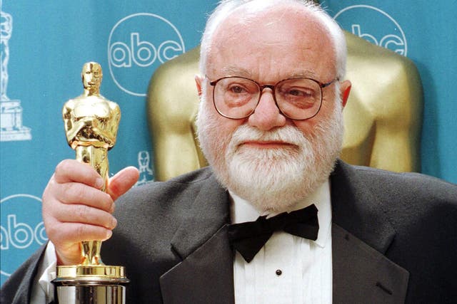 Zaentz in 1997 with the Best Picture Oscar for ‘The English Patient’