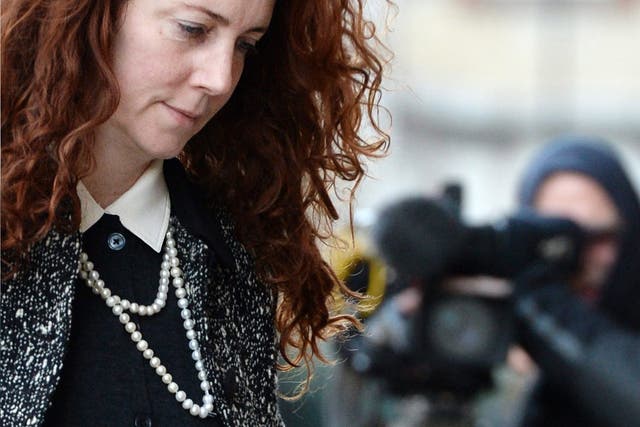 Former Chief Executive of News International, Rebekah Brooks, arrives at the Old Bailey Central Criminal Court