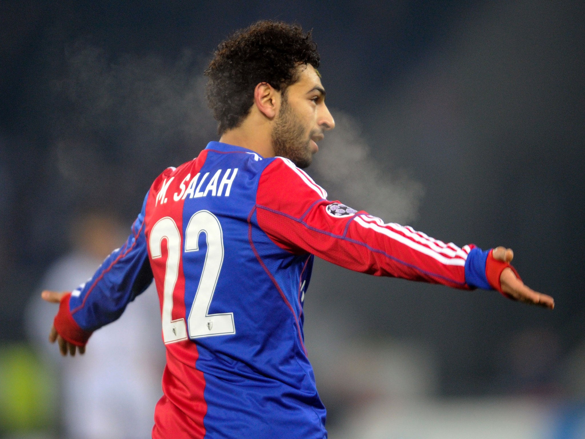 Basel's Egyptian midfielder Mohamed Salah