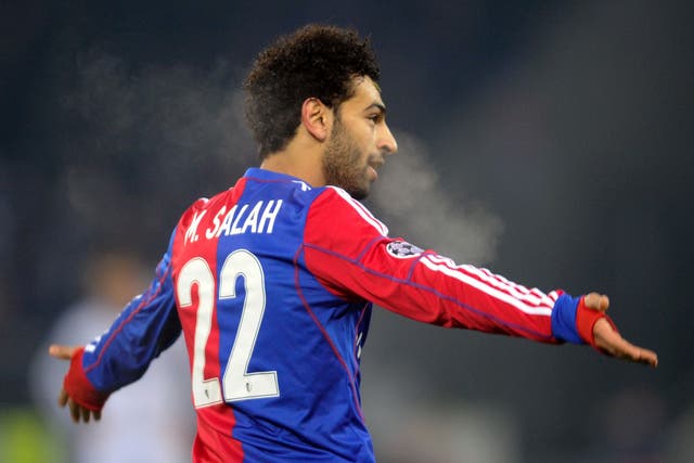 Basel's Egyptian midfielder Mohamed Salah