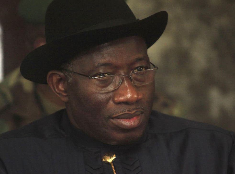 The conviction follows a new sweeping anti-gay law signed by Nigeria's President Goodluck Jonathan, pictured, which bans same-sex marriage, public displays of affection between members of the same sex and gay clubs