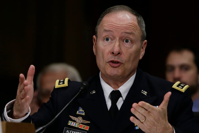 2013U.S. National Security Agency (NSA) Director General Keith Alexander testifies before the Senate Judiciary Committee in Washington December 11, 2013.