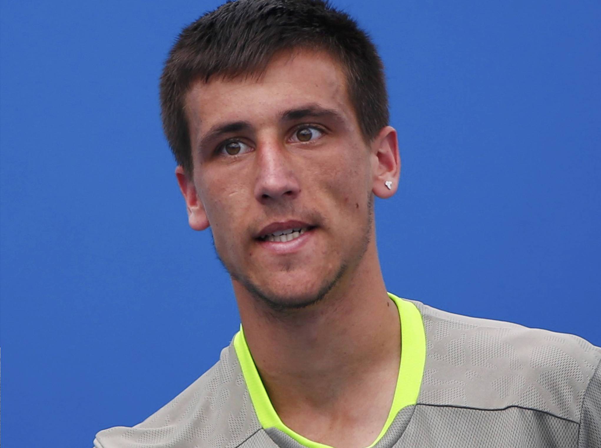 Damir Dzumhur, world No 188, has reached the third round