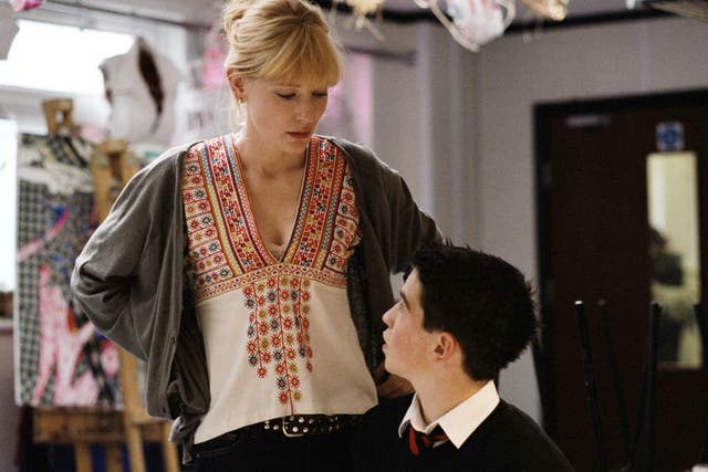 Cate Blanchett in 'Notes on a scandal', which centered on a sexual relationship between teacher and pupil