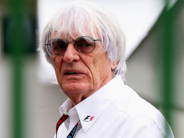 Bernie Ecclestone, president and CEO of Formula One Management