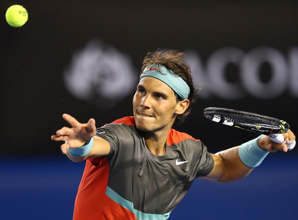 gå på arbejde bekvemmelighed Derivation Australian Open 2014: Rafael Nadal battles to four-set victory over Grigor  Dimitrov to reach the semi-finals | The Independent | The Independent