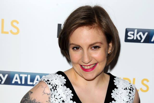 Lena Dunham at the Girls series 3 premiere in London