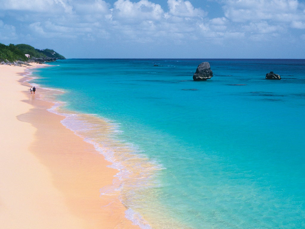 Bermuda is known for its pink sand beaches