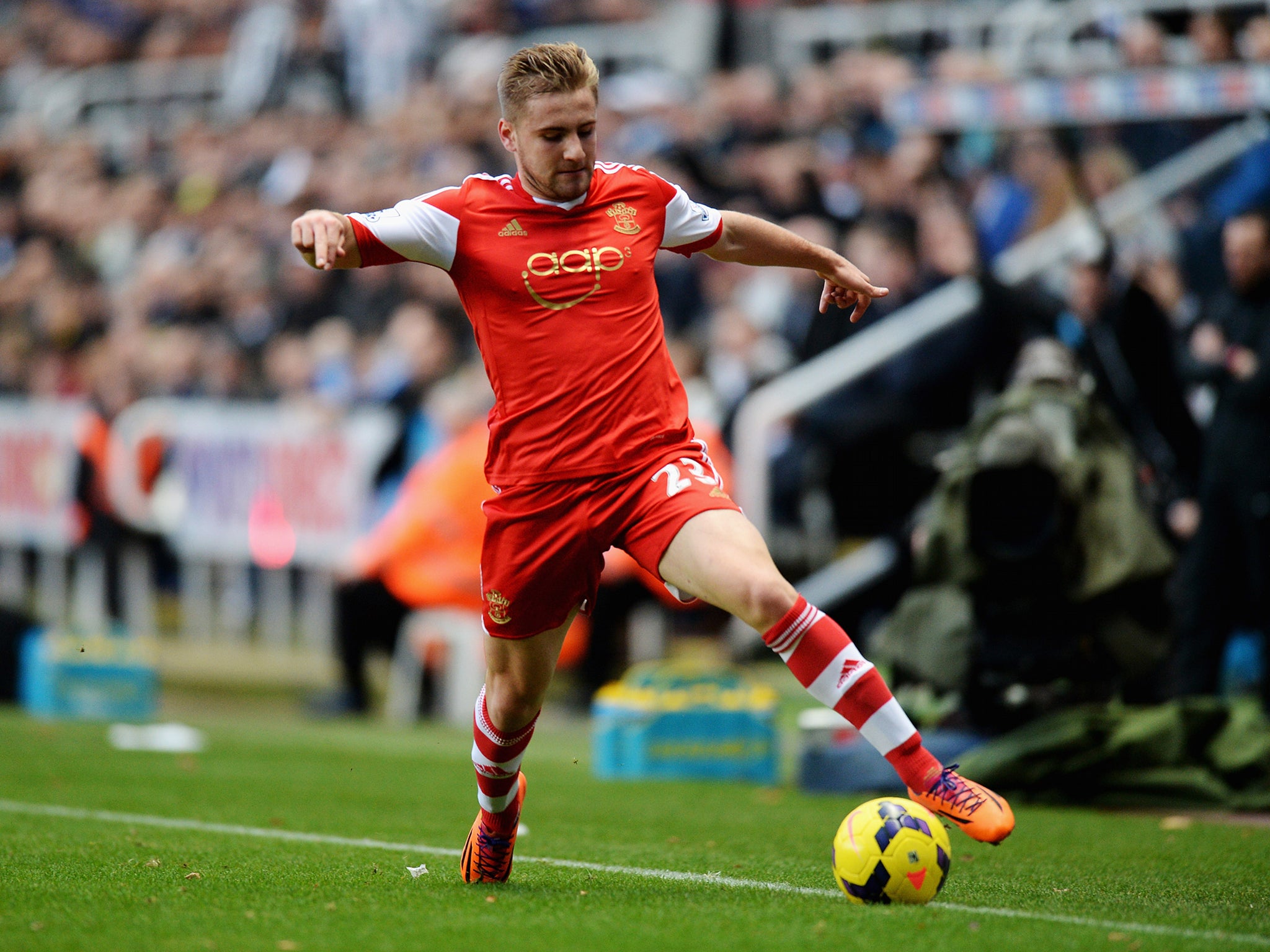 Southampton's highly rated left-back Luke Shaw
