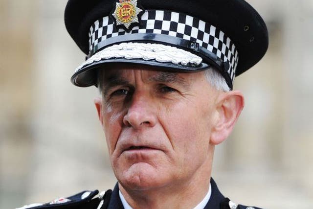 File photo dated 30 September 2012 Greater Manchester Police Chief Constable Sir Peter Fahy, who will be charged with a health and safety breach over the shooting of unarmed Anthony Grainger