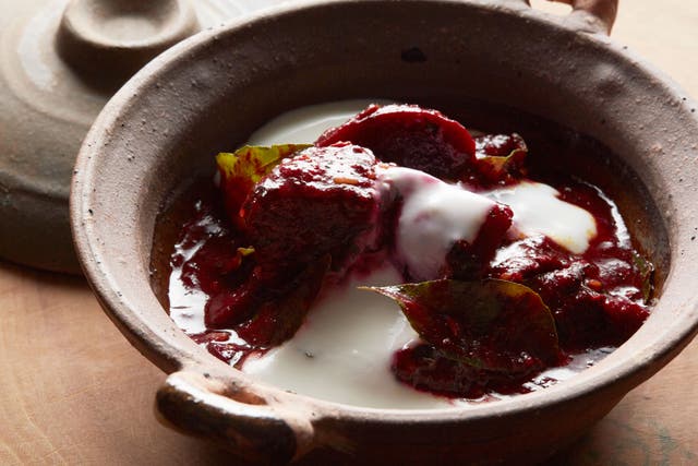 Whether you are a veggie, or not, a beetroot curry goes down a treat