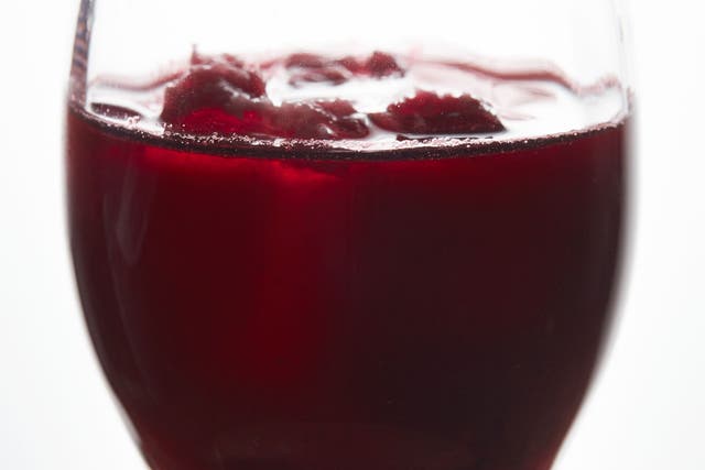 Serve beetroot and vodka shots with caviar or as a shot at a cocktail party