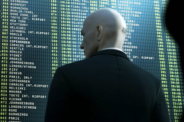 IO enclosed a new Hitman picture with the letter