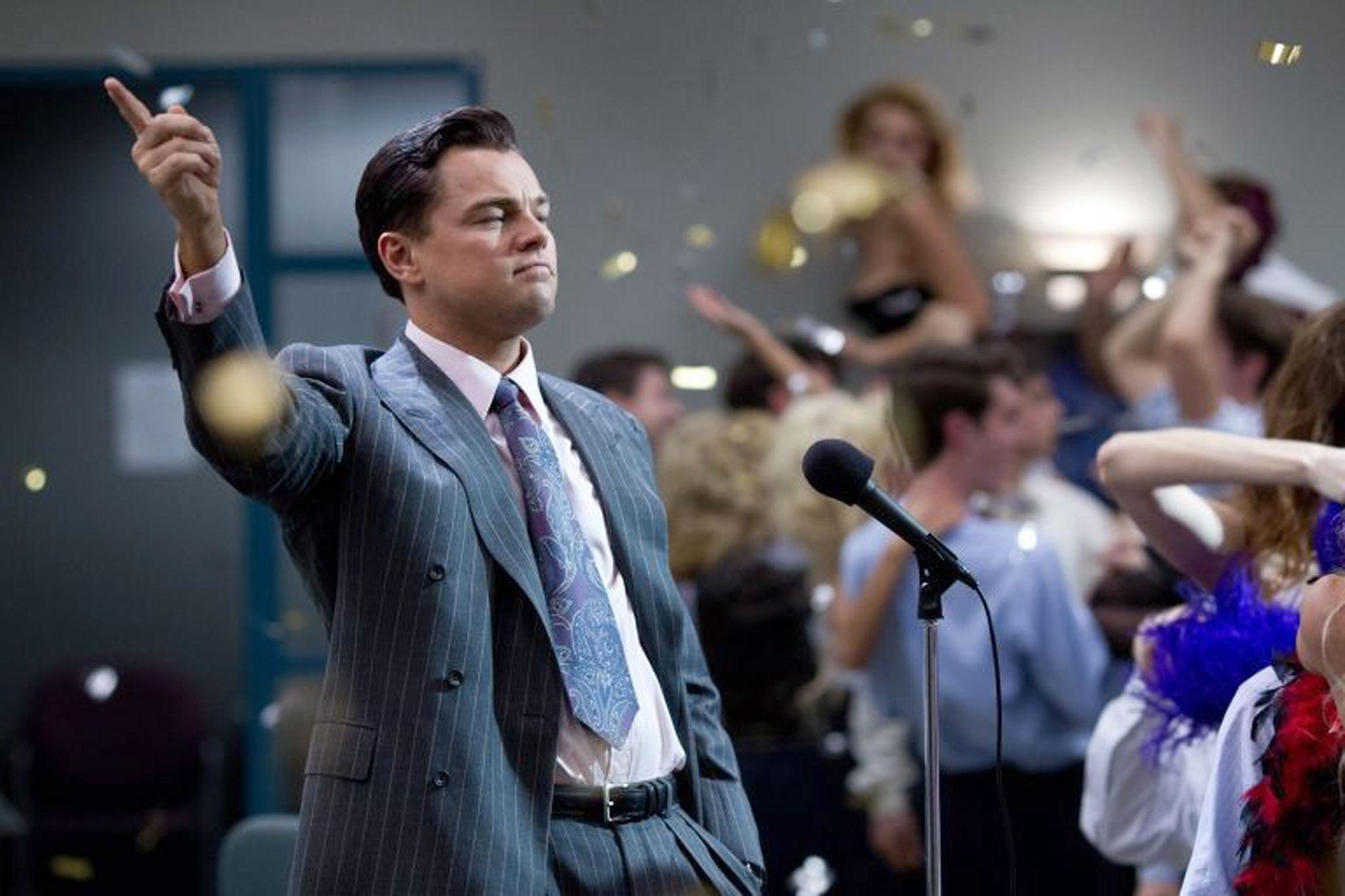 Leonardo DiCaprio stars in The Wolf of Wall Street